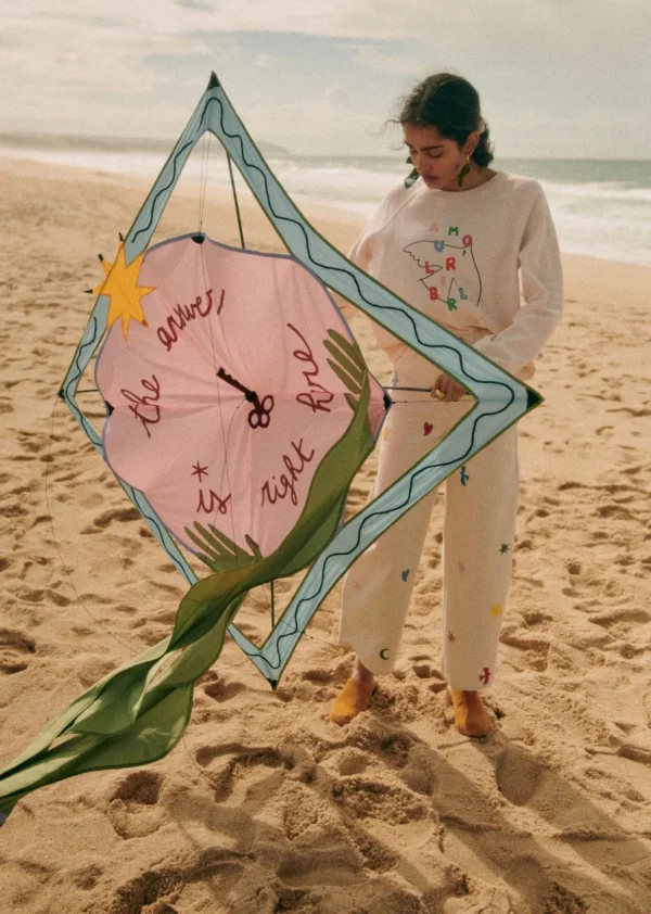 Amour Libre Oiseau Sweatshirt - Sézane X Pangea