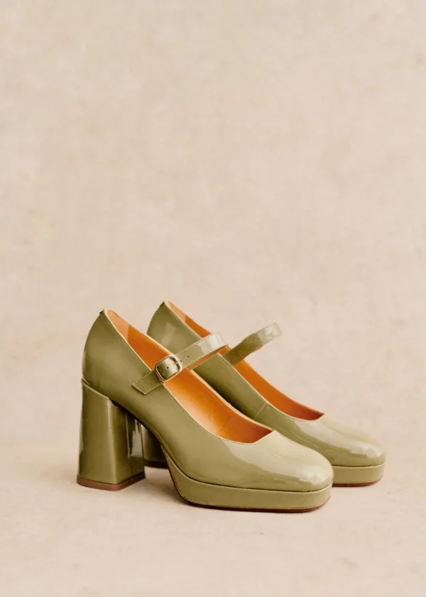 Georgia High Heeled Mary Janes