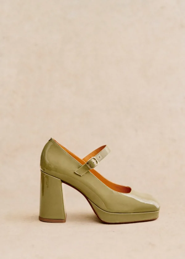Georgia High Heeled Mary Janes