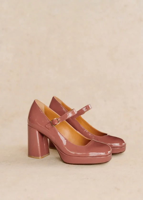 Georgia High Heeled Mary Janes