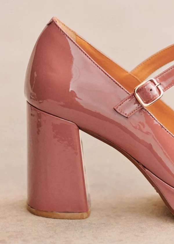 Georgia High Heeled Mary Janes