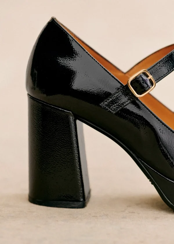 Georgia High Heeled Mary Janes
