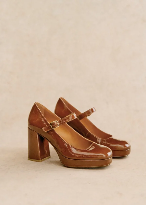 Georgia High Heeled Mary Janes