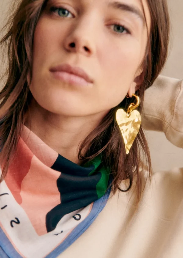 Heart Earrings - Sézane X Pangea
