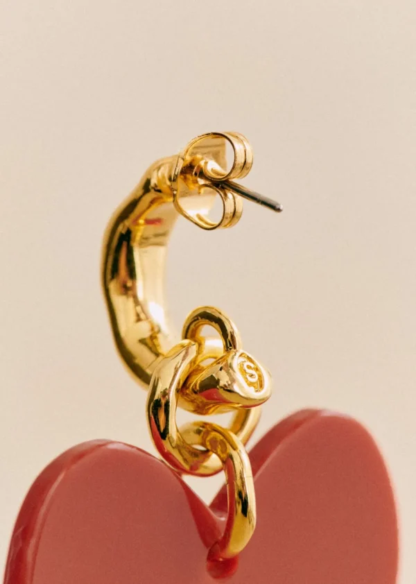 Heart Earrings - Sézane X Pangea