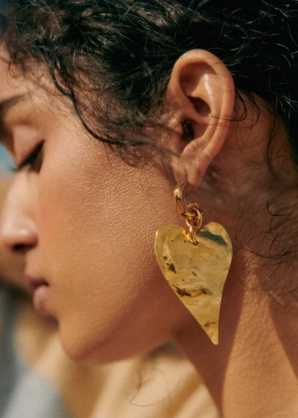 Heart Earrings - Sézane X Pangea