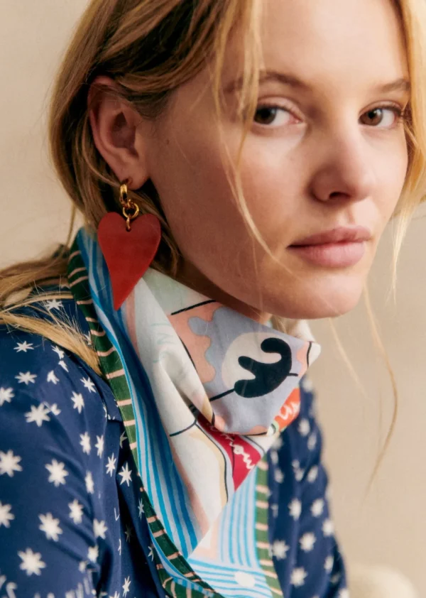 Heart Earrings - Sézane X Pangea