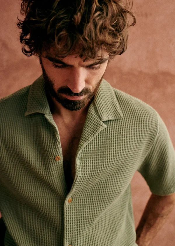 Holt Gaufrée Shirt