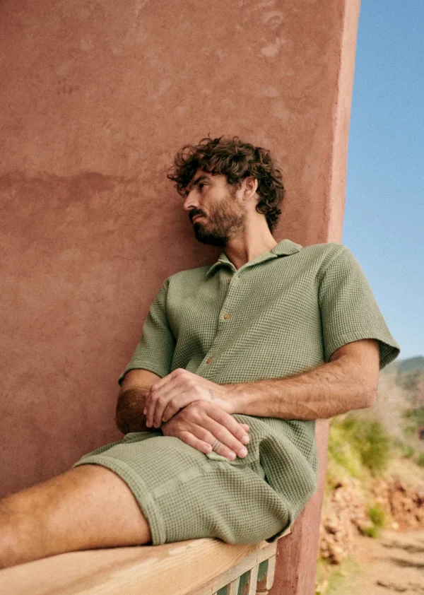 Holt Gaufrée Shirt