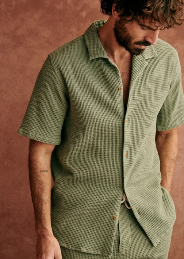 Holt Gaufrée Shirt
