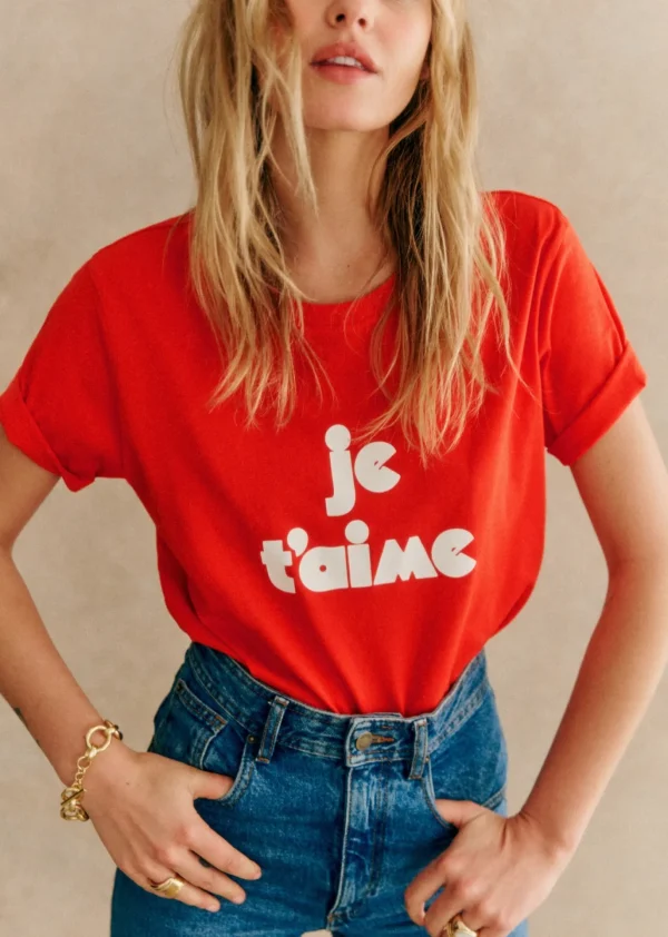 Je T'aime  T-Shirt - Pink Creation