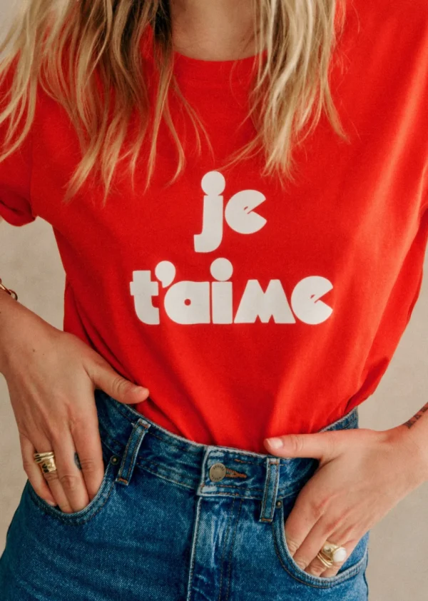 Je T'aime  T-Shirt - Pink Creation