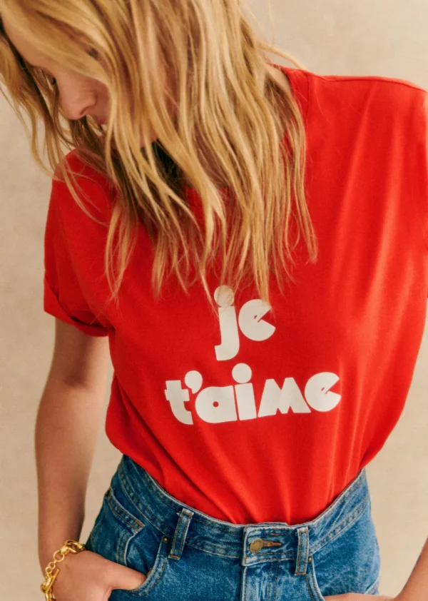 Je T'aime  T-Shirt - Pink Creation