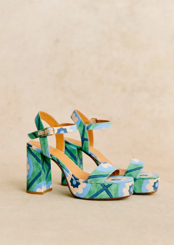 Maribel High Sandals - Sézane X Momonì