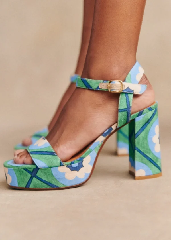 Maribel High Sandals - Sézane X Momonì