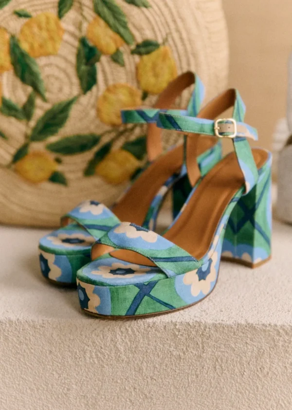 Maribel High Sandals - Sézane X Momonì