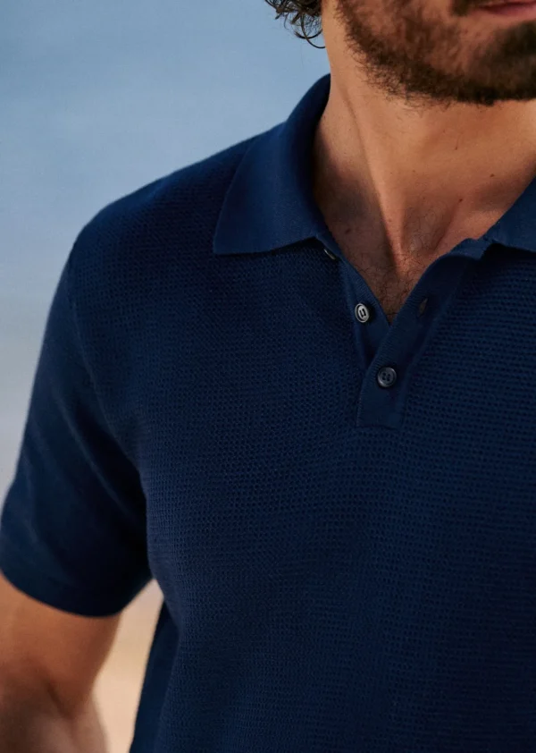 Simeone Mesh Polos