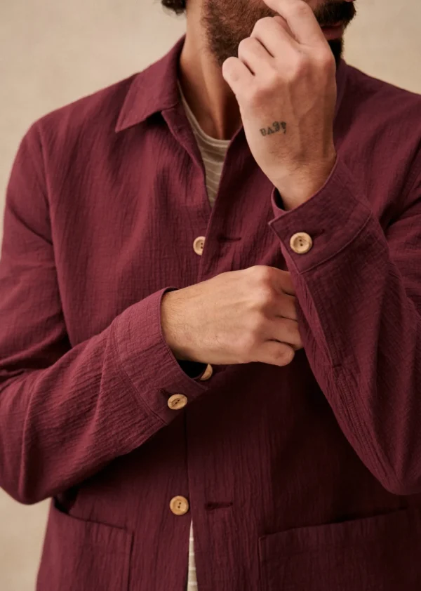 Tim Coton Texturé Jacket